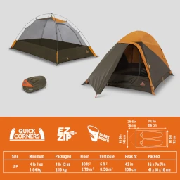 Kelty Grand Mesa 2P Tent